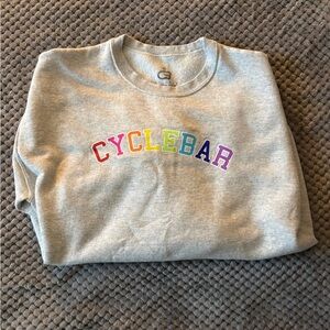 CycleBar Gray Sweatshirt Medium
